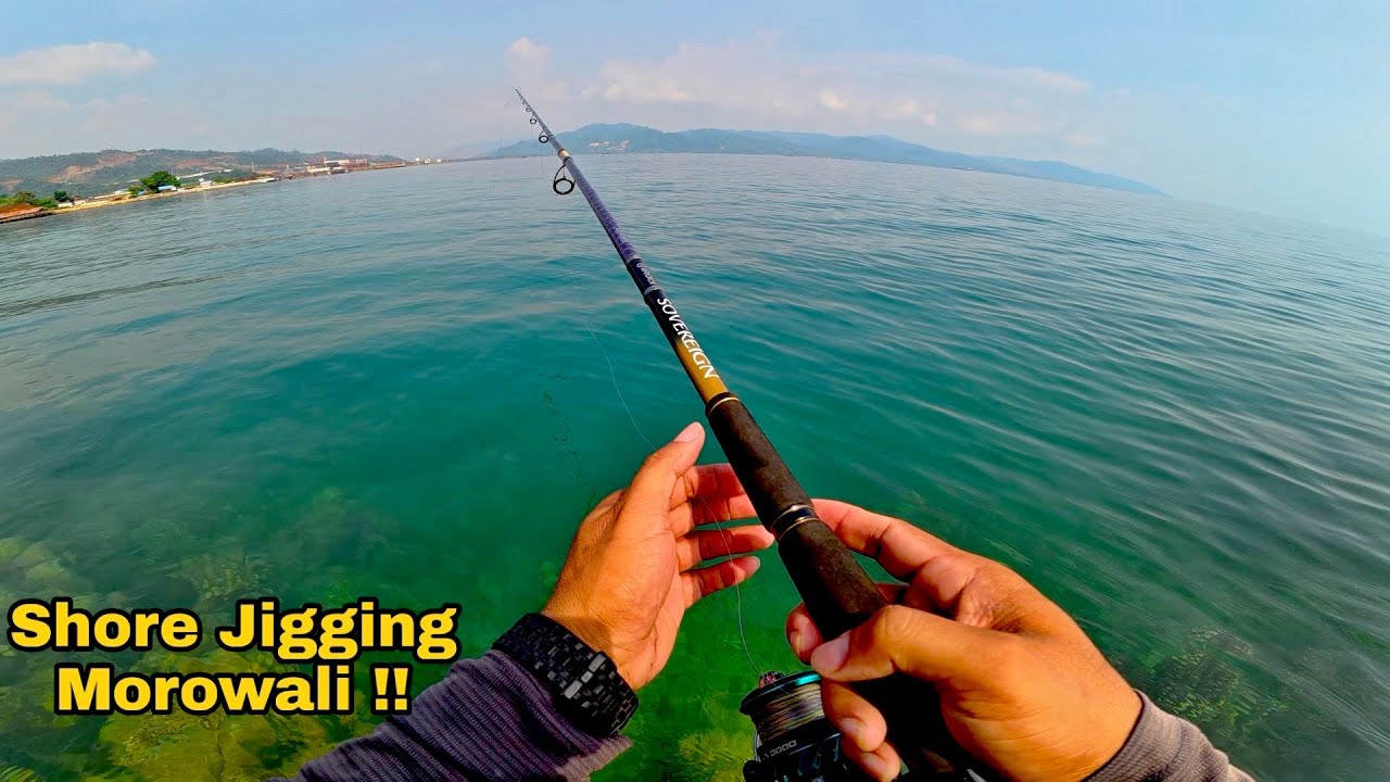 Mancing Shore Jigging Morowali | Test Joran iroly Sovereign di Karang Dangkal