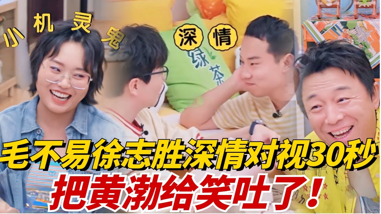 李雪琴原来是个全能型人才！毛不易和徐志胜深情对视30秒，把黄渤给笑吐了！【毛雪汪】