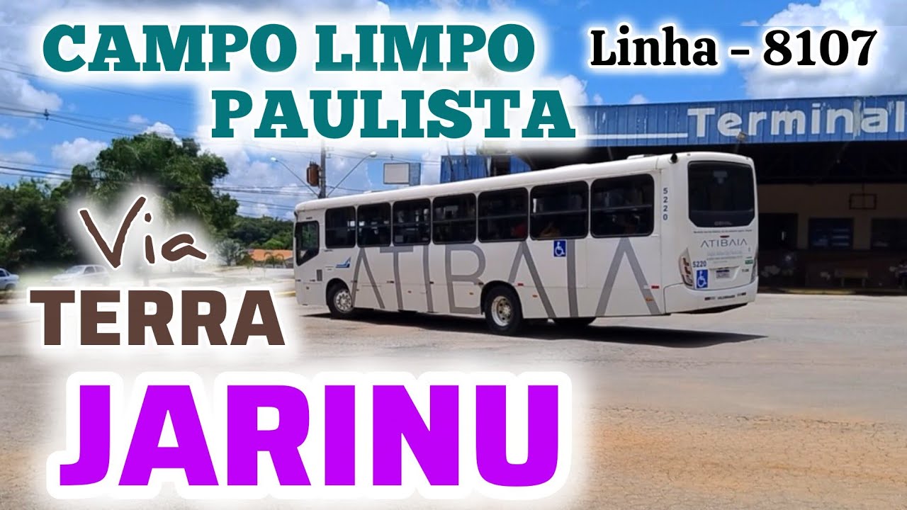 VIAÇÃO ATIBAIA - Campo Limpo Paulista x Jarinu via Terra #viagem 
