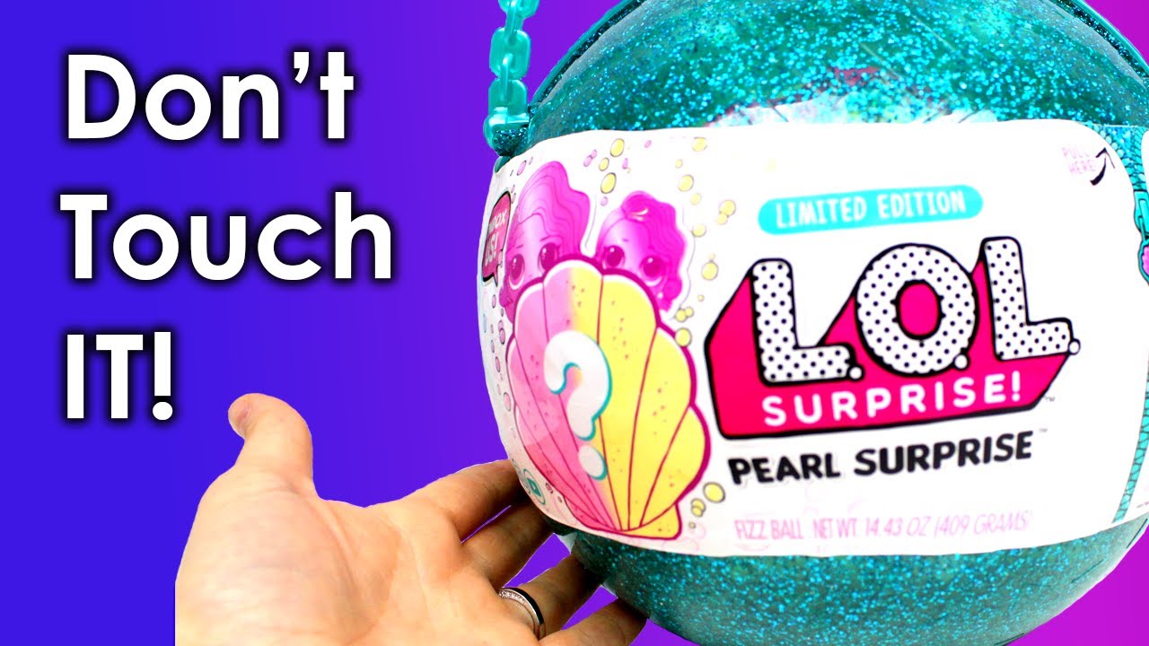 LOL Surprise! Big Blue Pearl Ball - Don't Touch IT!