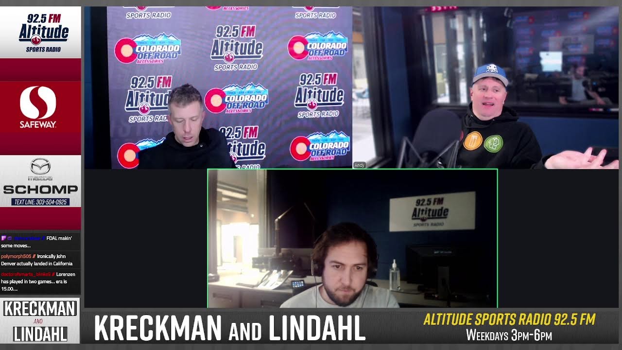 NUGS TIX THURS - Keywords on the :20s, Broncos to trade Stiddy?, Nugs vs LA LeBrons - ASR Live