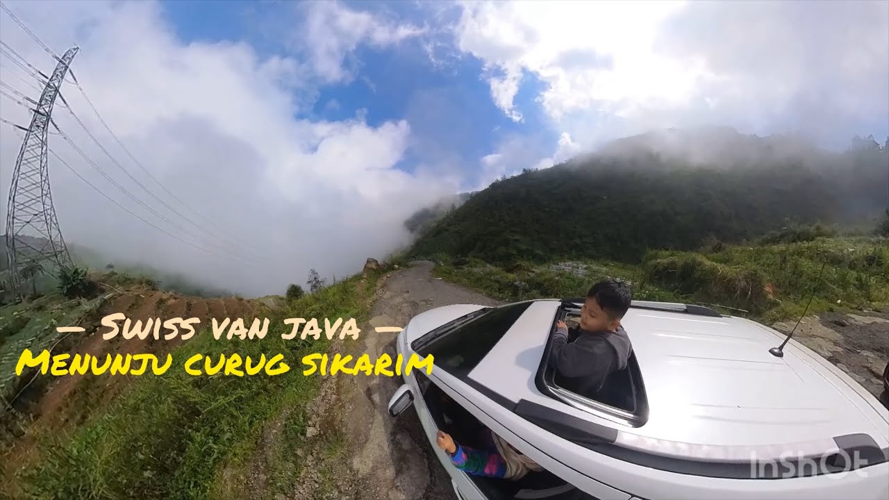 Jalur Swiss Van Java - Menuju curug Sikarim, dieng.