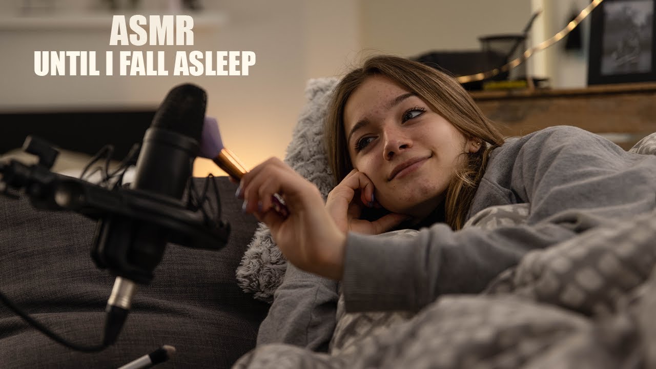 ASMR UNTIL I FALL ASLEEP! + very relaxing triggers and reading stories!
