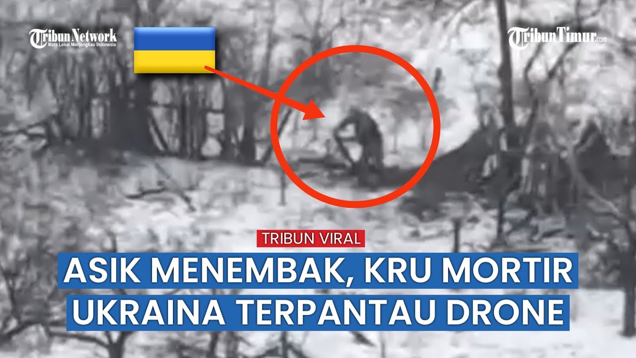 Detik-detik Awak Mortir Tentara Ukraina Diserang Rusia di Dzerzhinsk