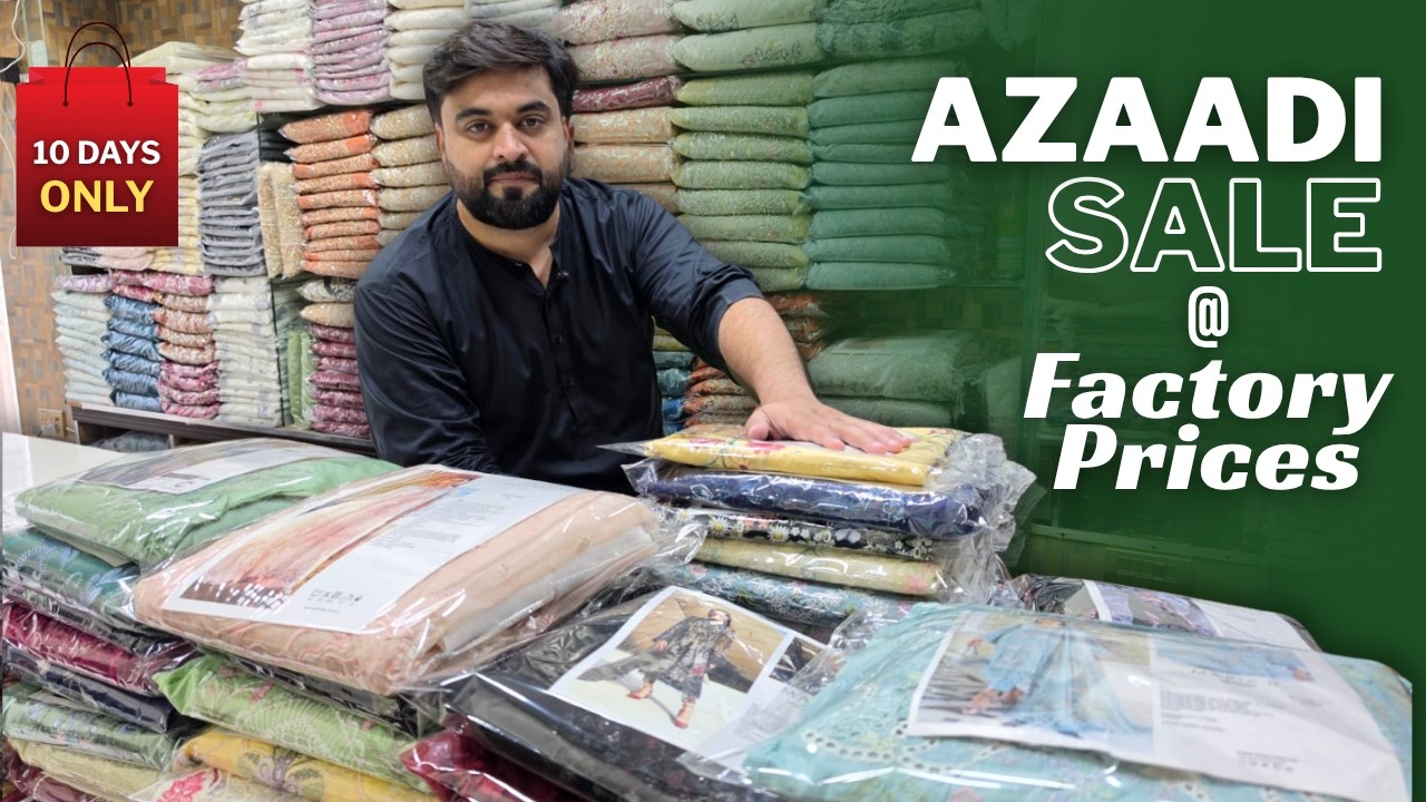 🔥 AZAADI SALE LIVE 🇵🇰 | Limited-Time Factory Price Offers 💯😍💥