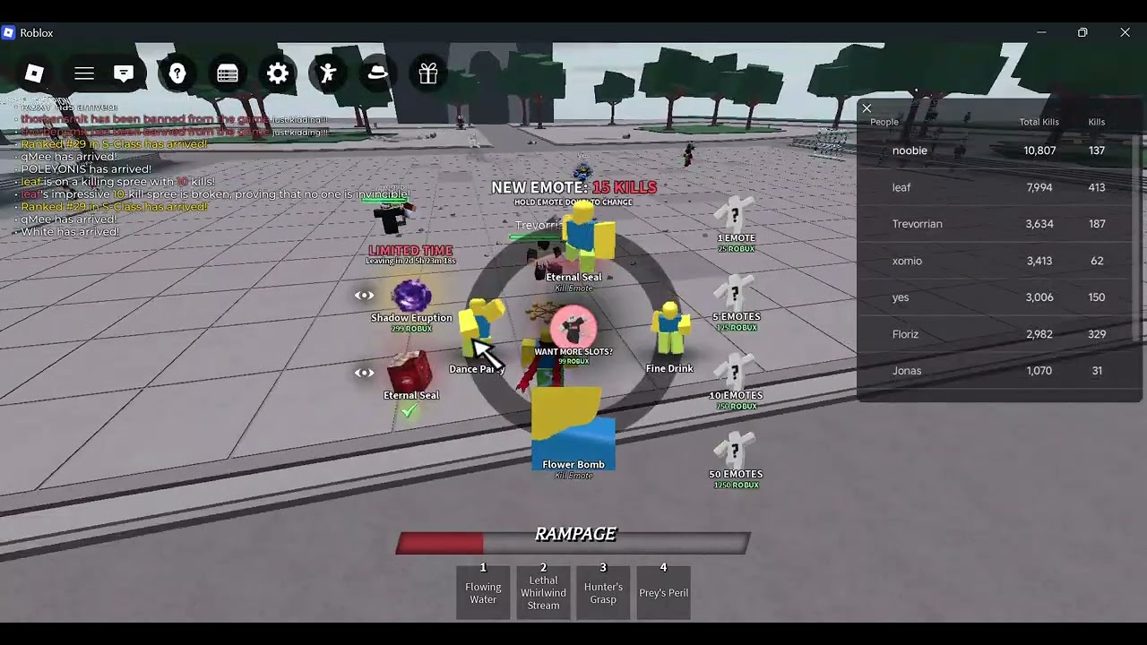 playing tsb again! (sorry for not much 1v1s)