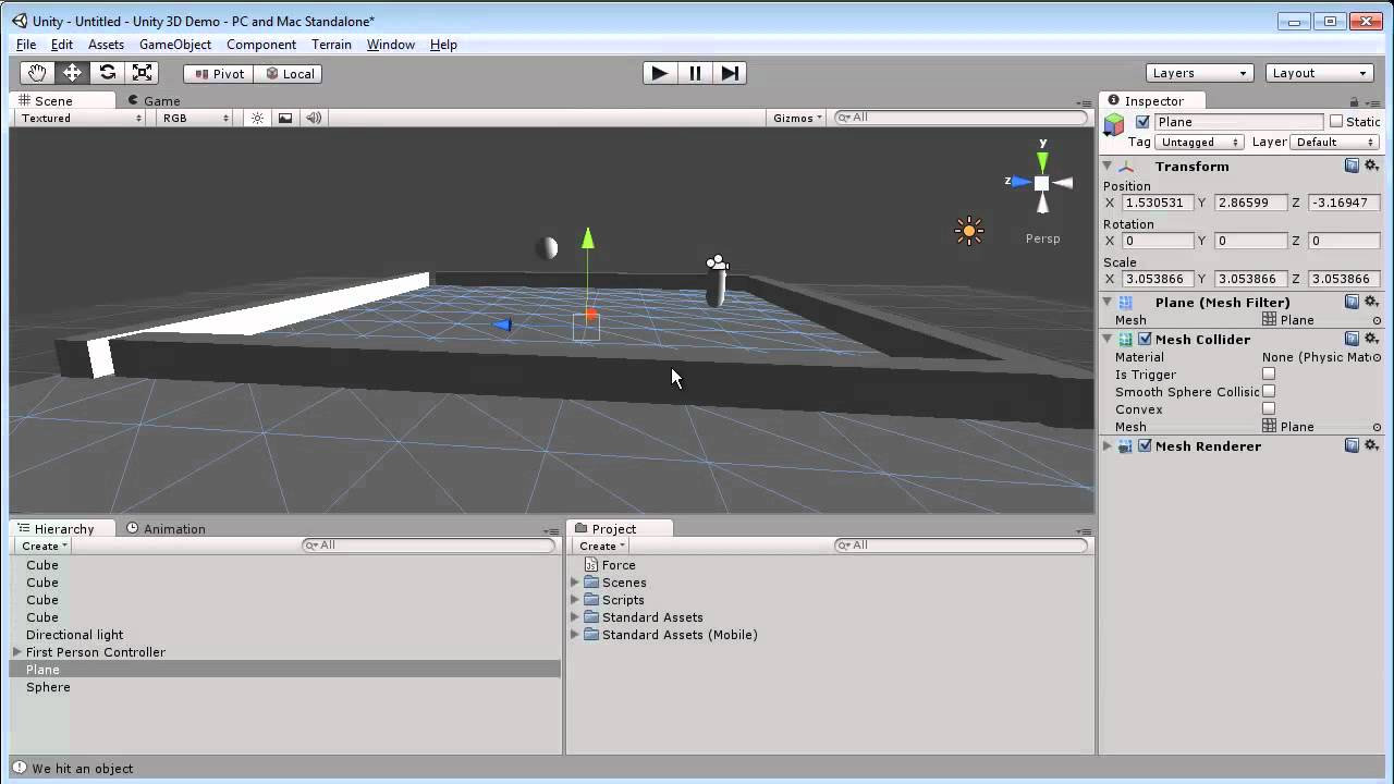 Unity 3D Adding Force After Collision is detected Using Rigidbody Force