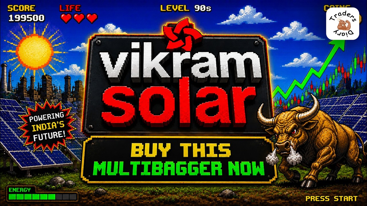 vikram solar share news | buy this multibagger solar immediately ! Traders diary 