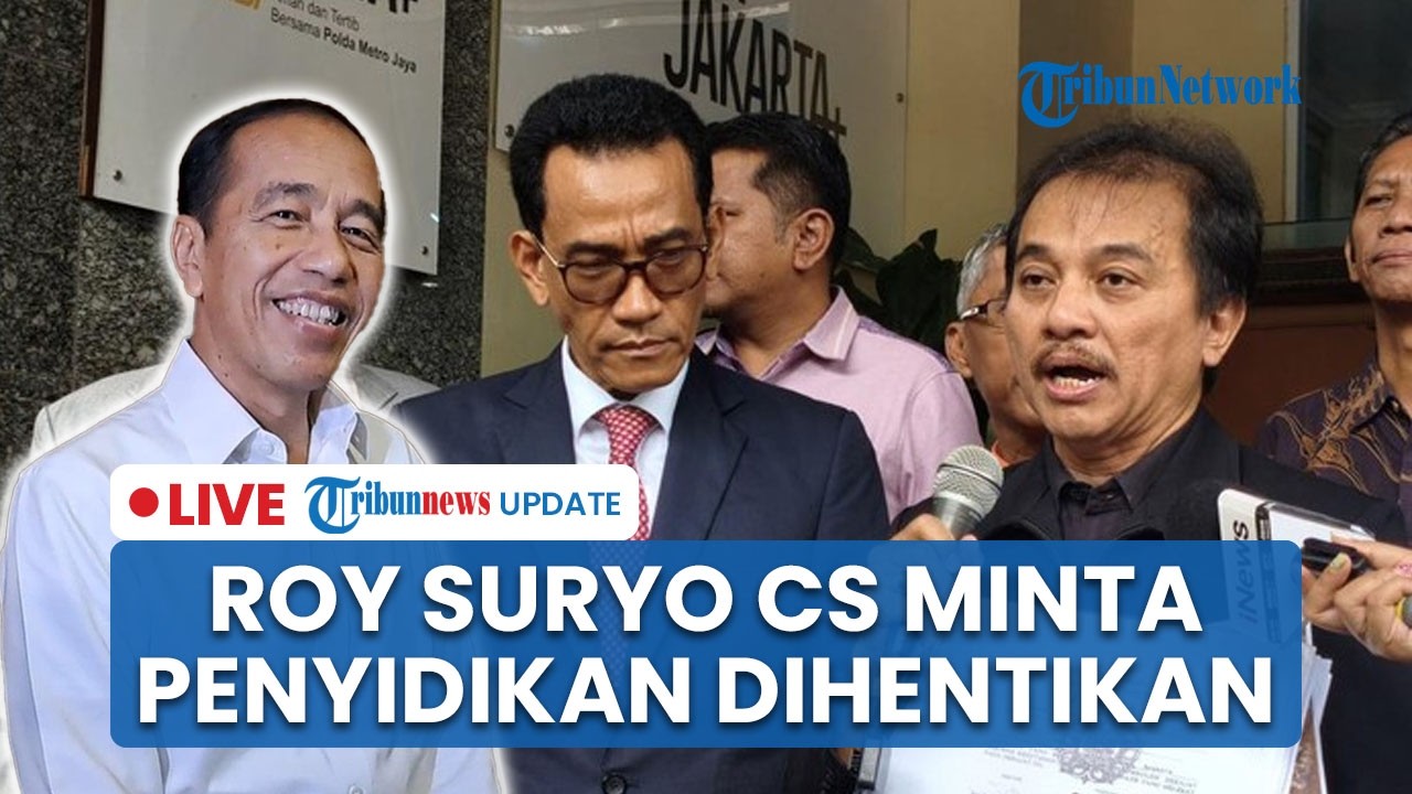 🔴LIVE UPDATE:Roy Suryo Cs Ajukan Surat ke Irwasum Polri, Minta Penyidikan Kasus Ijazah Jokowi Distop