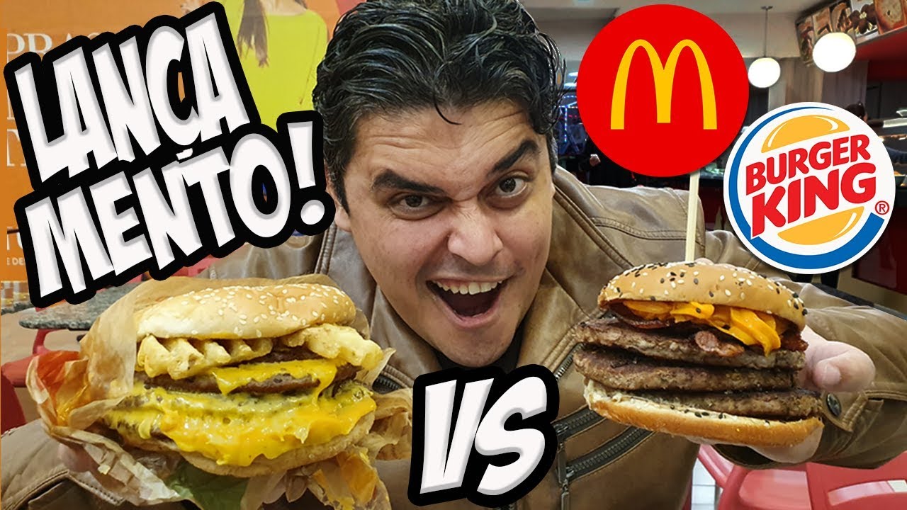 MCDONALD'S vs BURGER KING - Batalha de Lançamentos - HASH FRIES 4.0 vs PICANHA CHEDDAR BACON