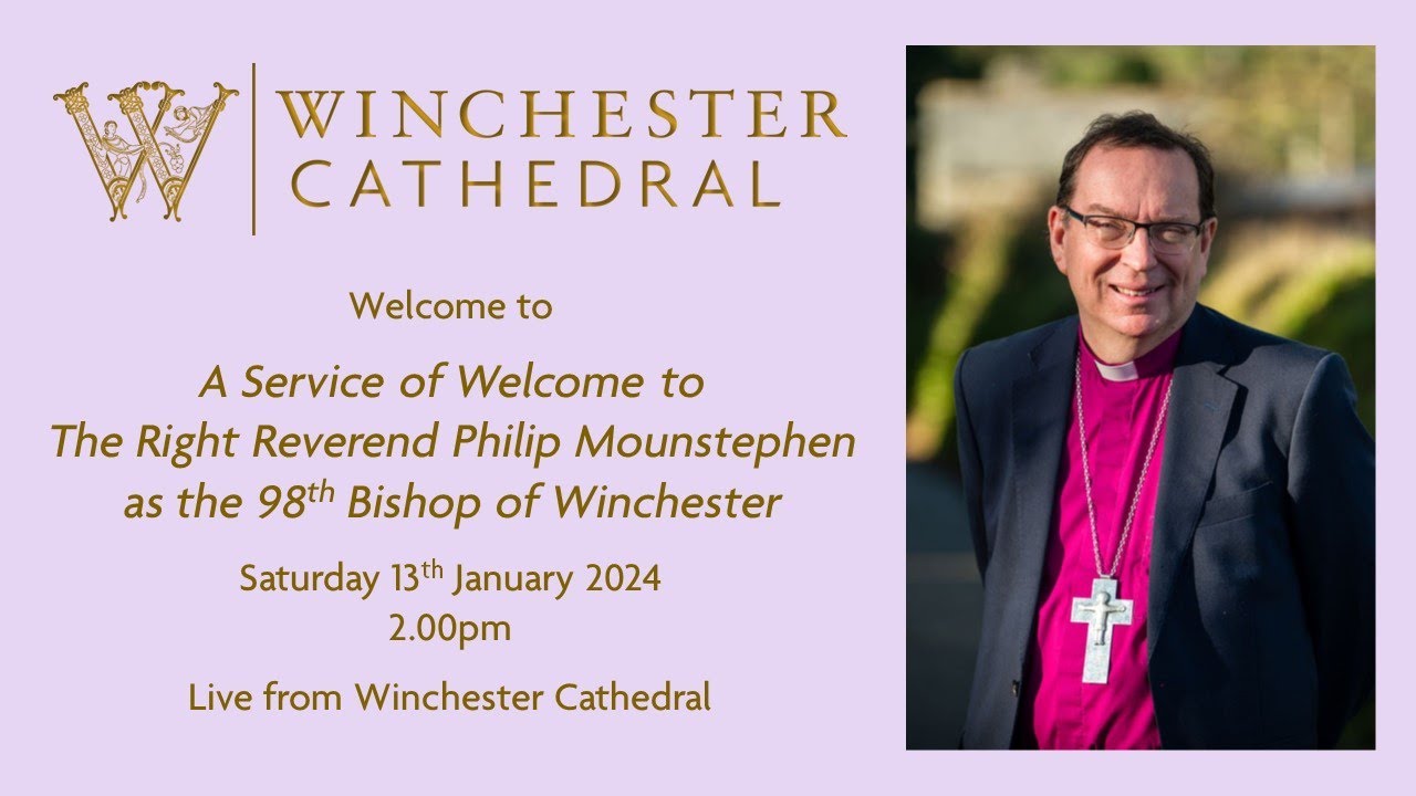 01-13-24 A Service of Welcome to THE RIGHT REVEREND PHILIP MOUNSTEPHEN
