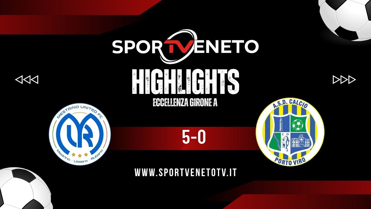 HIGHLIGHTS MESTRINO UNITED VS PORTOVIRO 5 0