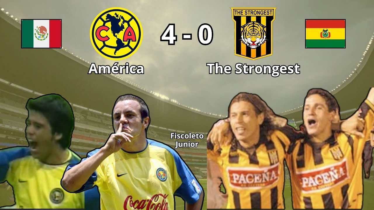 América 4 - 0 The Strongest | Copa Libertadores 2004 | Fase de grupos | Resumen completo.