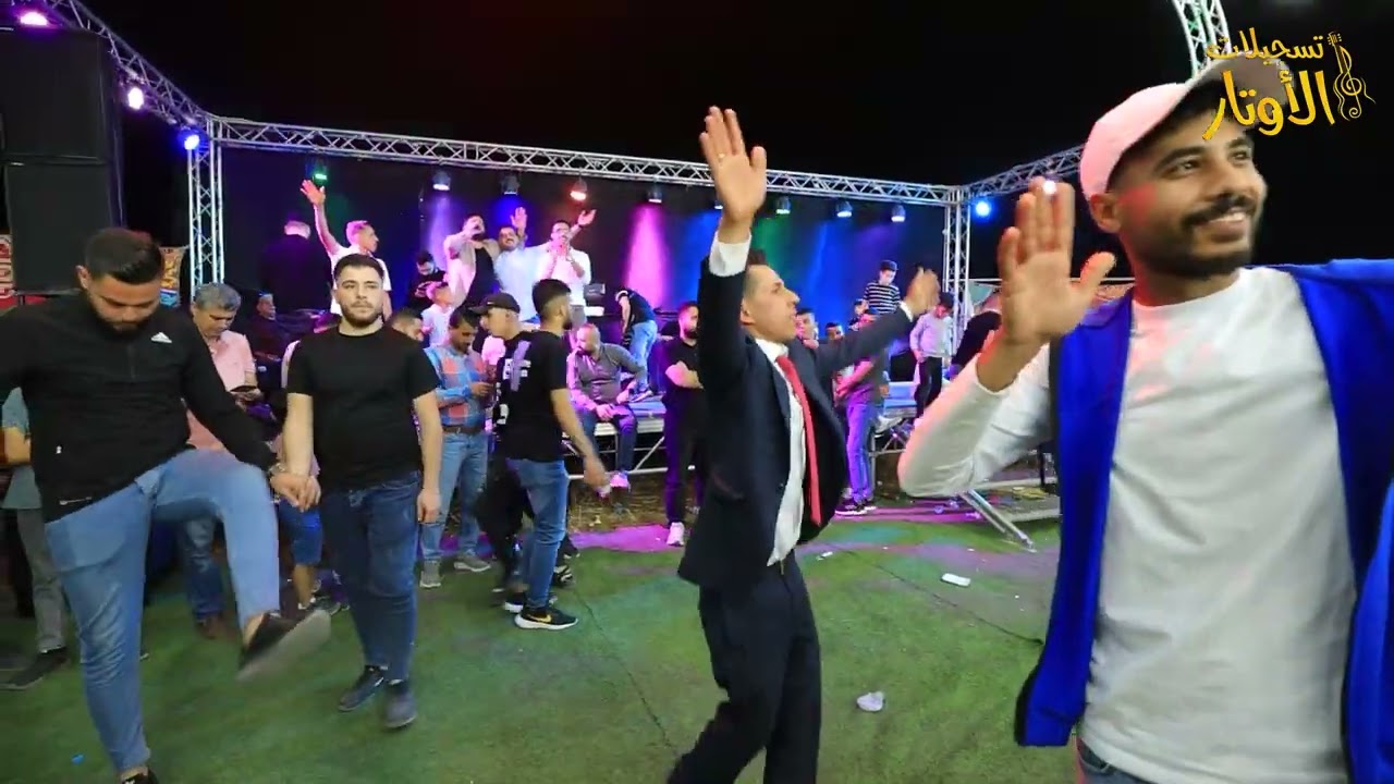 دبكة الفنانين شادي البوريني وقاسم النجار زفاف العريس فايز ابو الحكم - بيت دجن 2023