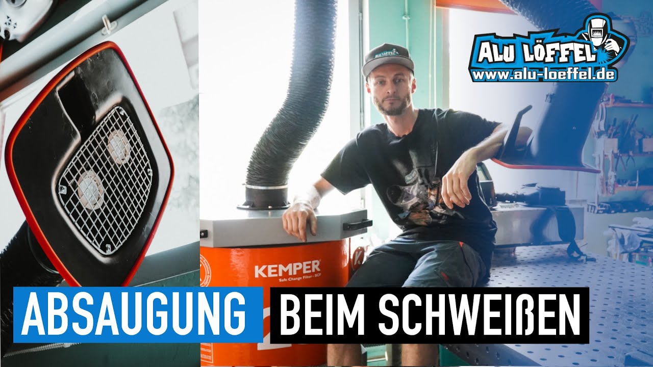 Warum eine ABSAUGUNG beim schweißen SO WICHTIG ist !? I KEMPER I Alu Löffel