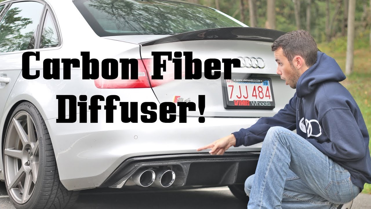 ECS Tuning Carbon Fiber Diffuser & Antenna Cap on my S4!