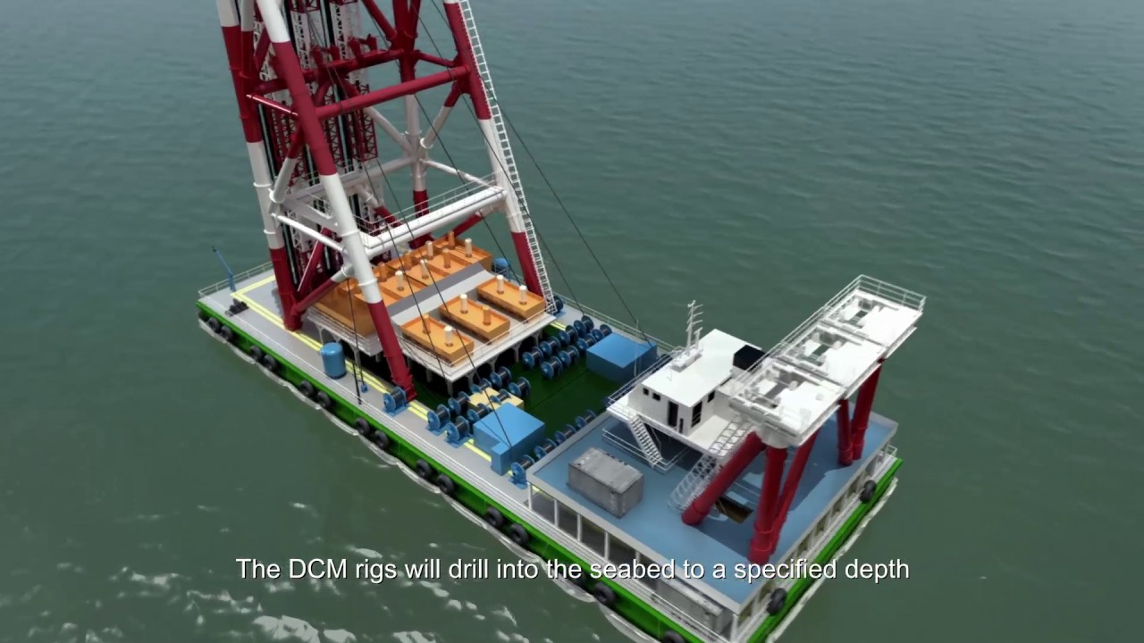 Deep Cement Mixing for the three-runway system