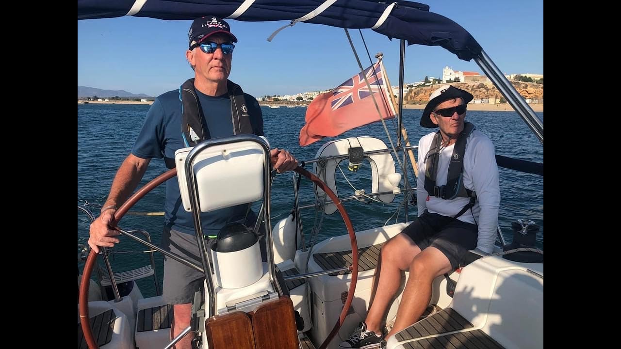 The Lads Doing Their Competent Crew Course - Sailing the Algarve Portugal