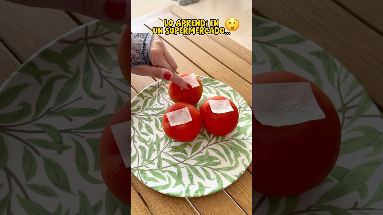 C&oacute;mo conservar los tomates por m&aacute;s tiempo #ideas #hacks #lifehacks #tips #home