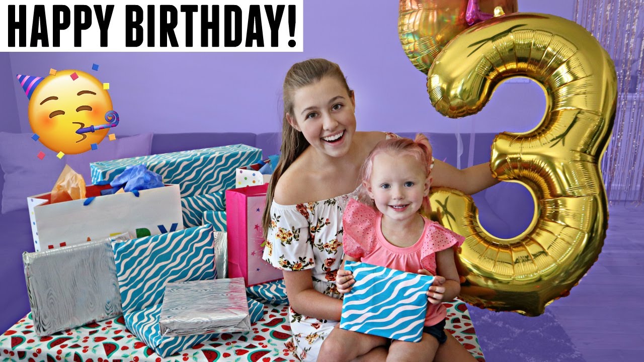 GEMMA'S 3rd BIRTHDAY PARTY! OPENING PRESENTS!