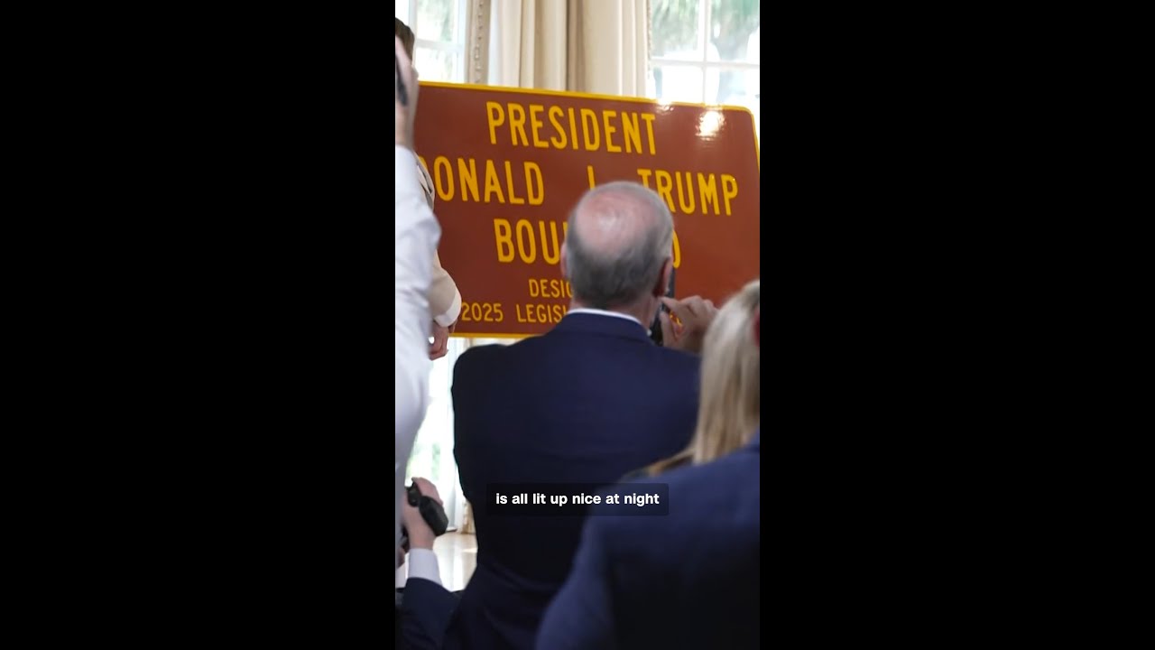 Trump gets road renamed in his honor