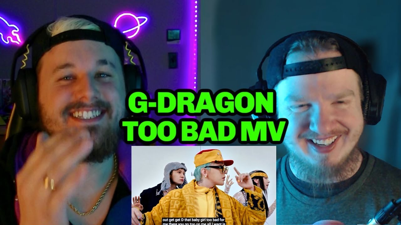 MUSICIANS REACT TO G-DRAGON - TOO BAD (feat. Anderson .Paak) (Official Video)