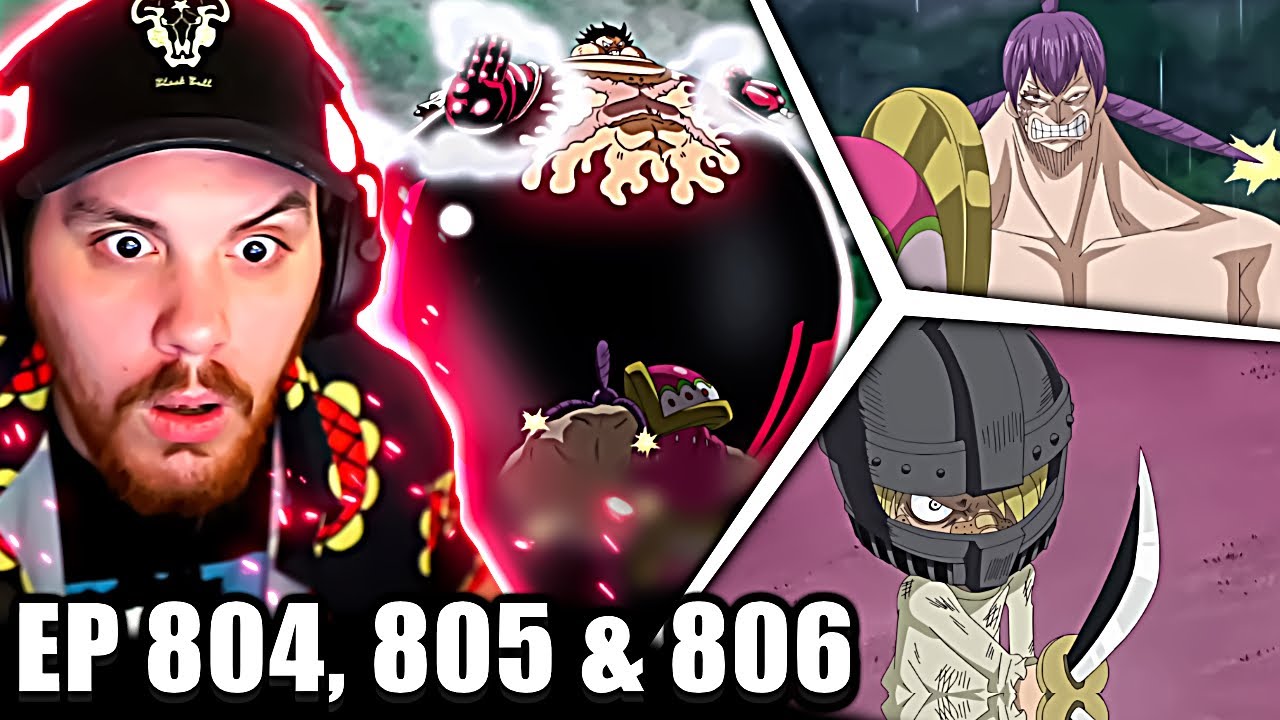 TANK MAN! | One Piece REACTION Episode 804, 805 & 806