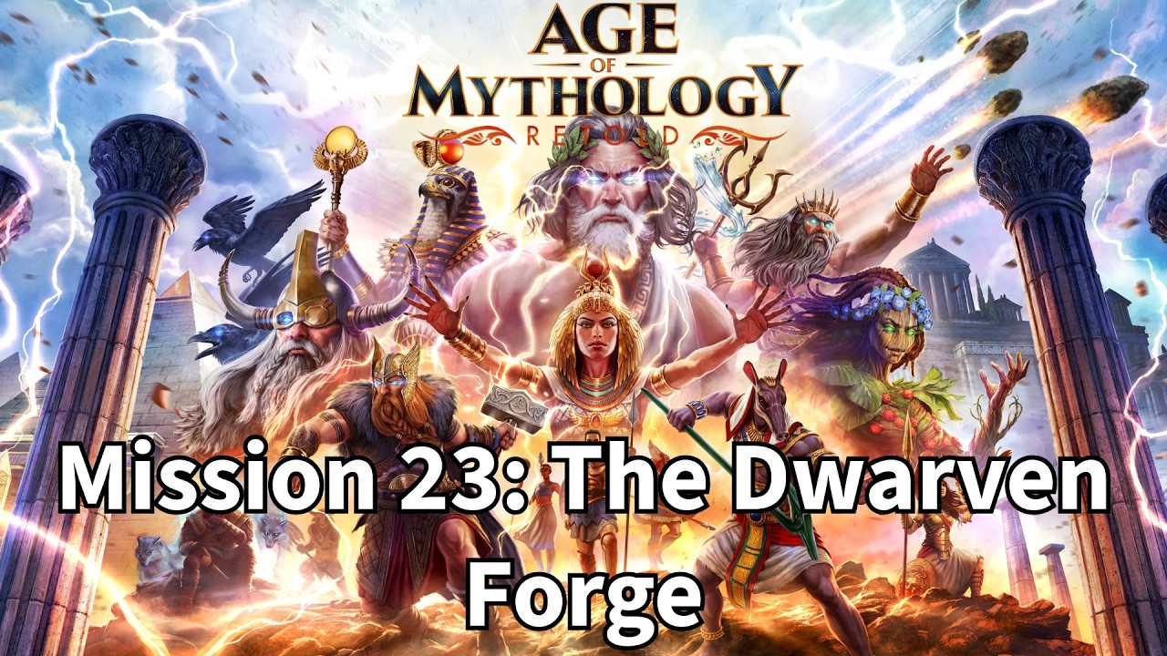 Age of Mythology Retold | Mission 23: The Dwarven Forge | Hard Difficulty Playthrough