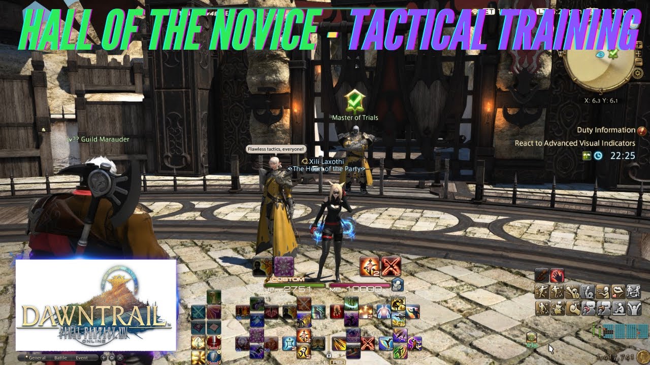 FFXIV - Hall of the Novice (New Tactical Tutorial)
