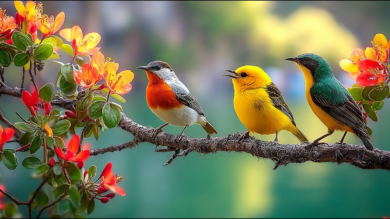 Relaxing Piano and Bird Sounds | Peaceful Nature Music for Deep Sleep and Study