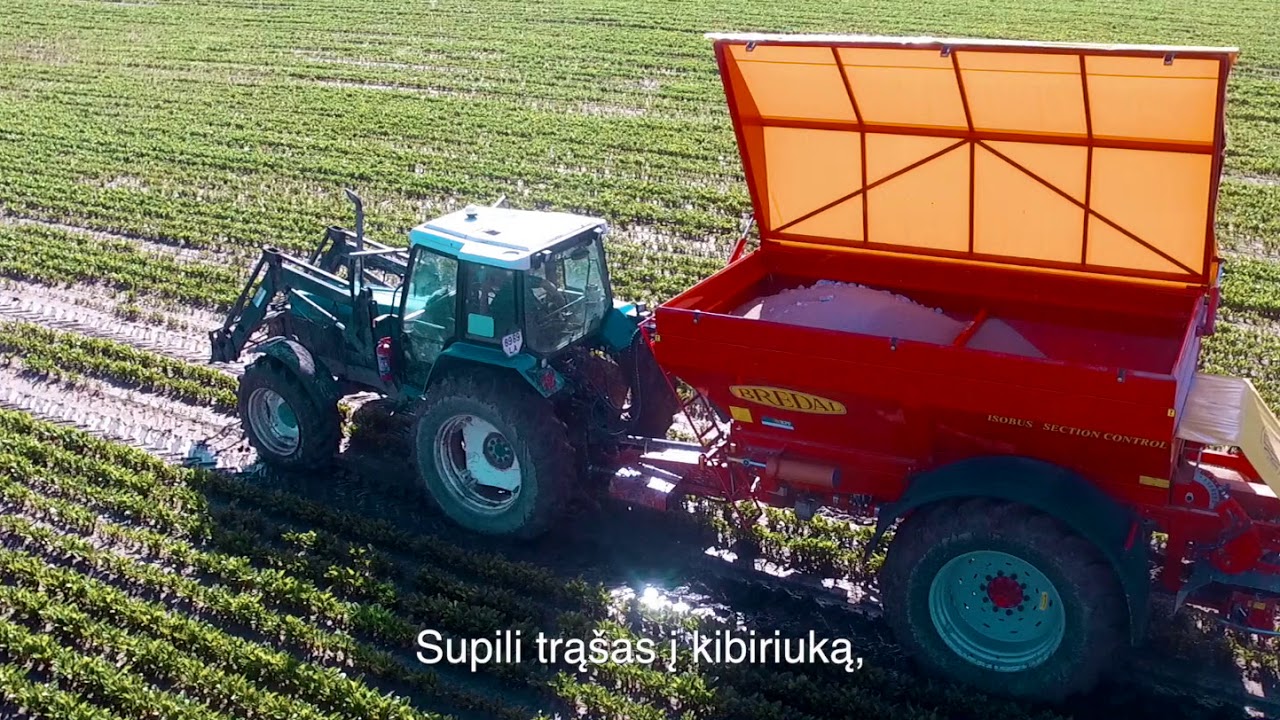 Trąšų barstytuvas BREDAL F-10