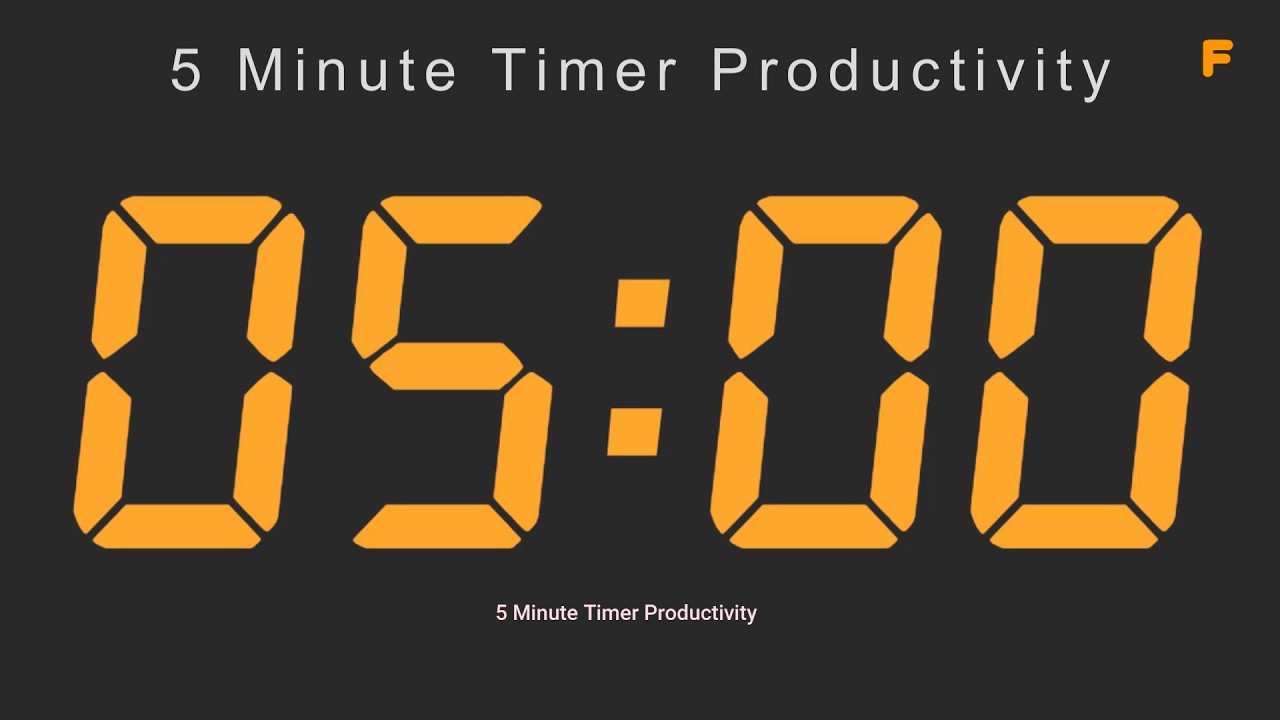 5 Minute Timer Productivity