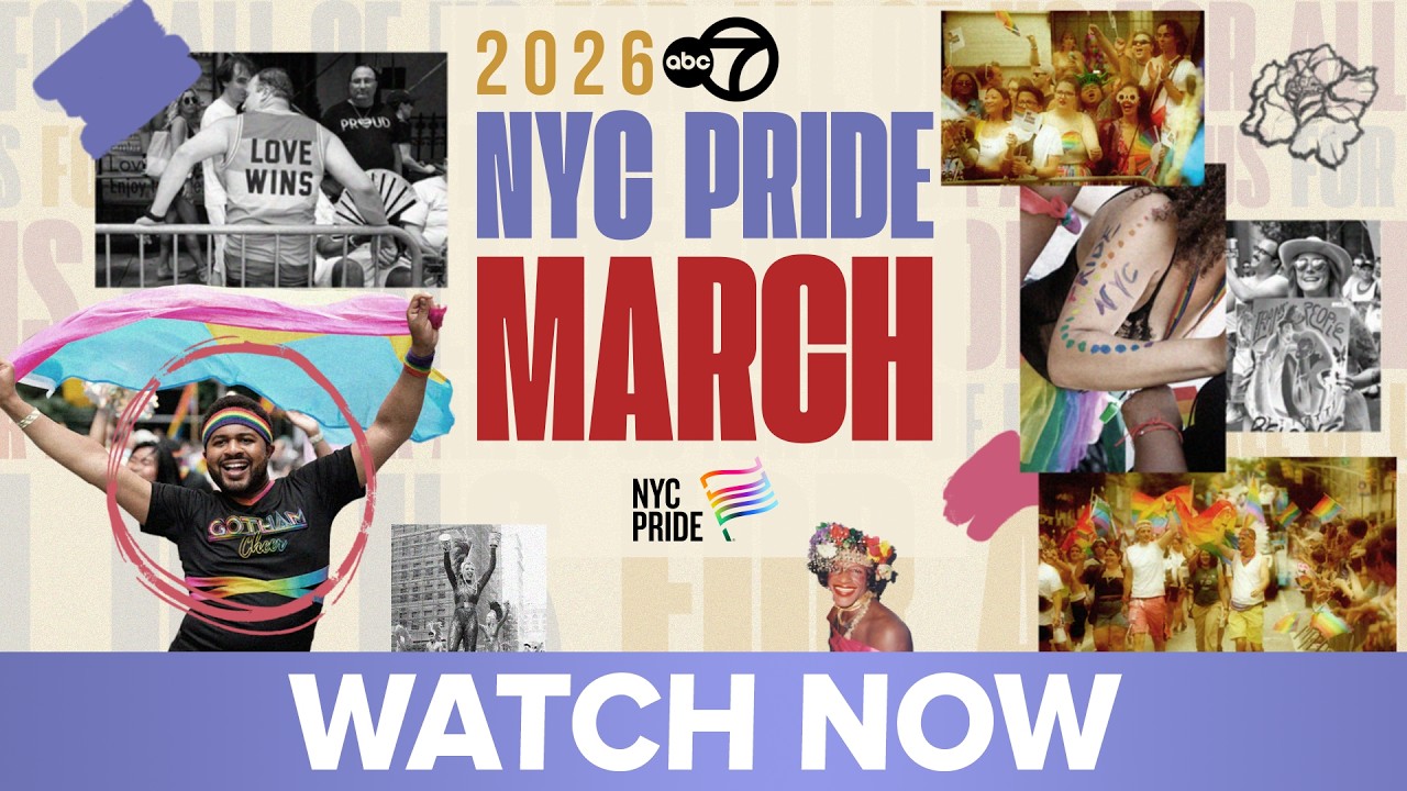 NYC Pride March 2026 | Watch Eyewitness News coverage of the celebration