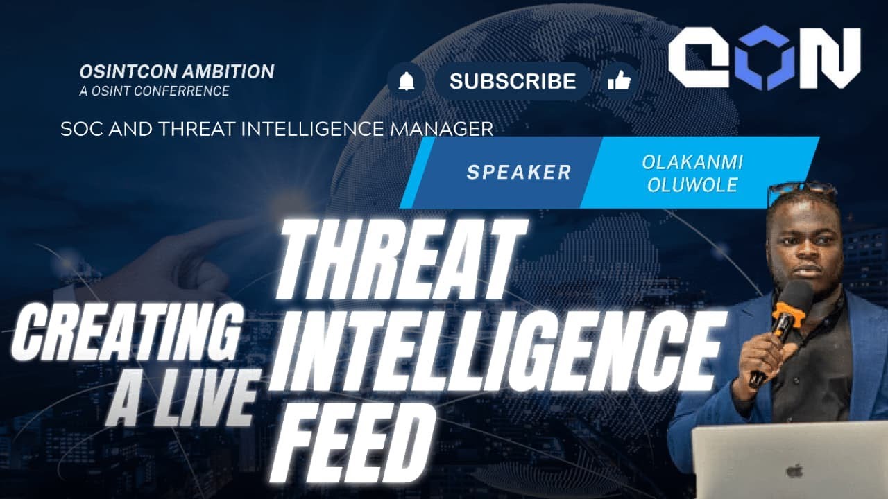 Creating a live THREAT INTELLIGENCE FEED from scratch | Olakanmi Oluwole