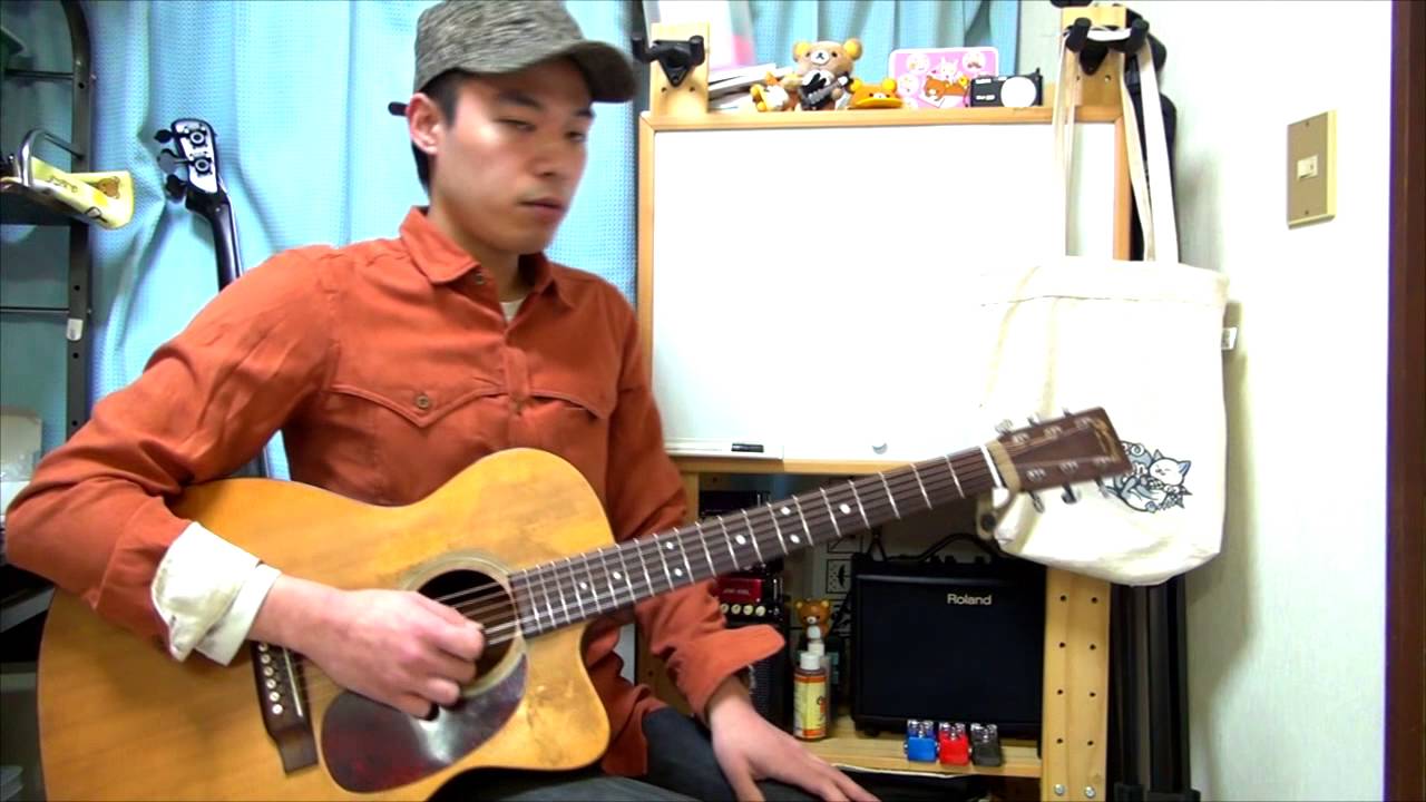 ギターレッスン【ベースとコードを同時に弾いちゃうカーター風奏法】1/2