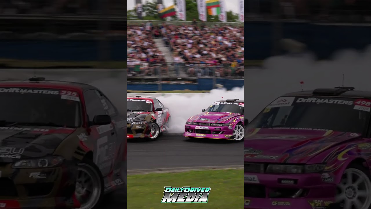 Sweet run between @jakubkrol225 and @torarnekvia last year at @driftmasters.gp Ireland!