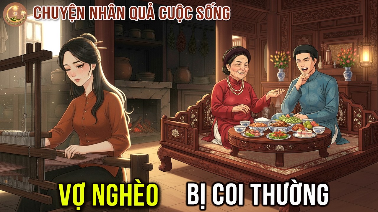 Vợ giả nghèo thử lòng nhà chồng, bị đối xử tệ bạc và cái kết | Chuyện nhân quả cuộc sống