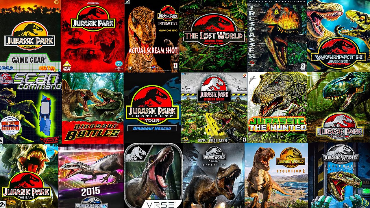 The Evolution of JURASSIC PARK Games (1992-2025)