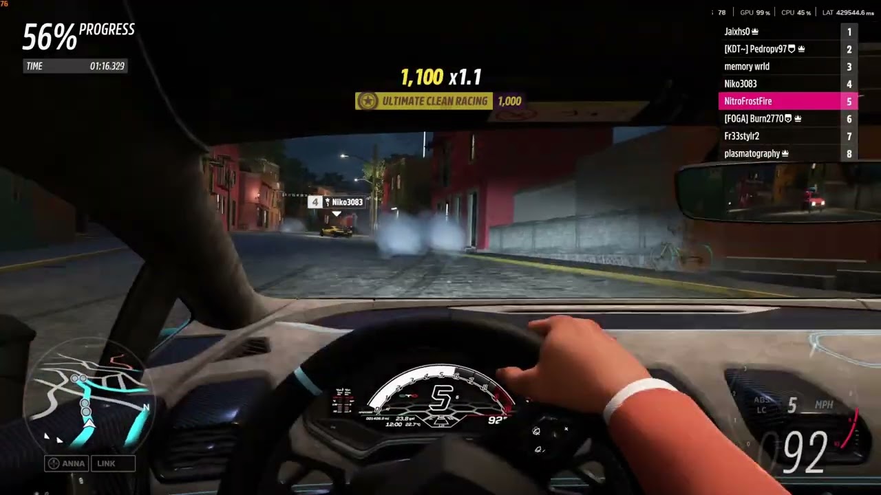 Crashed out Another dnf For the stock lamborghini huracan Forza horzion online race 2
