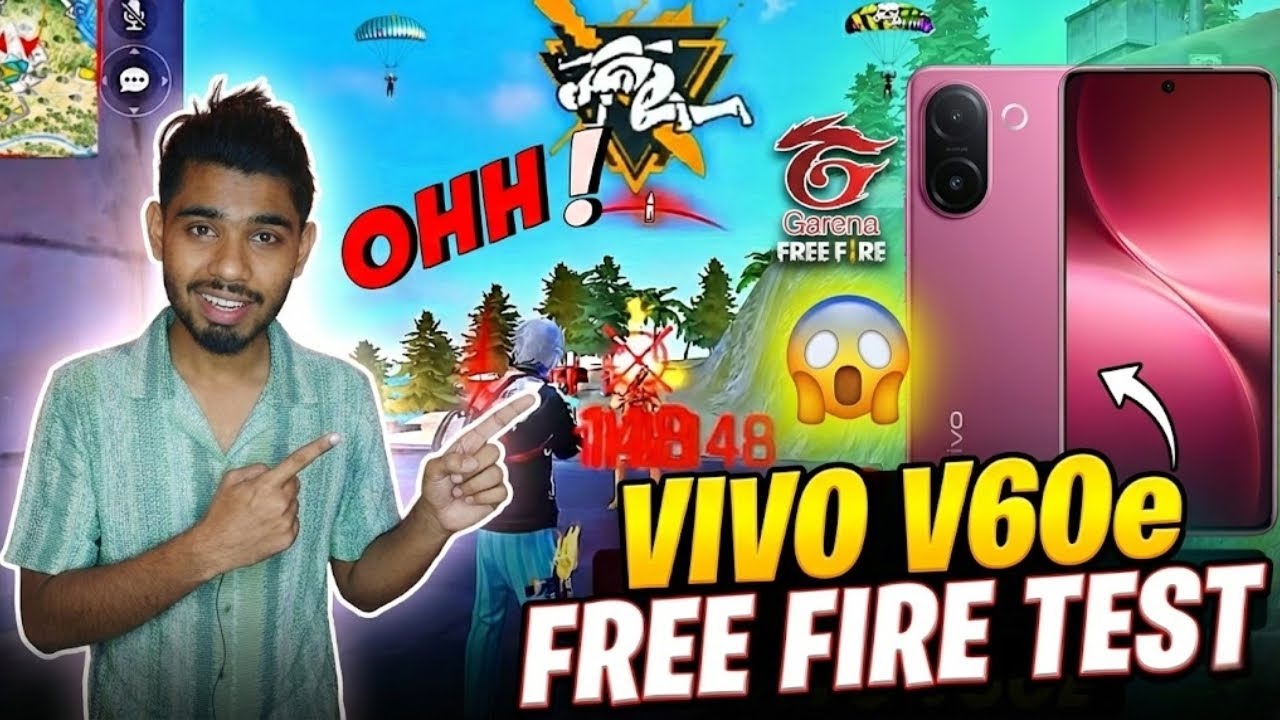 Vivo V60e Free Fire Test | v60e Free Fire Sensitivity | Vivo V60E Gaming Test | Free Fire | v60e
