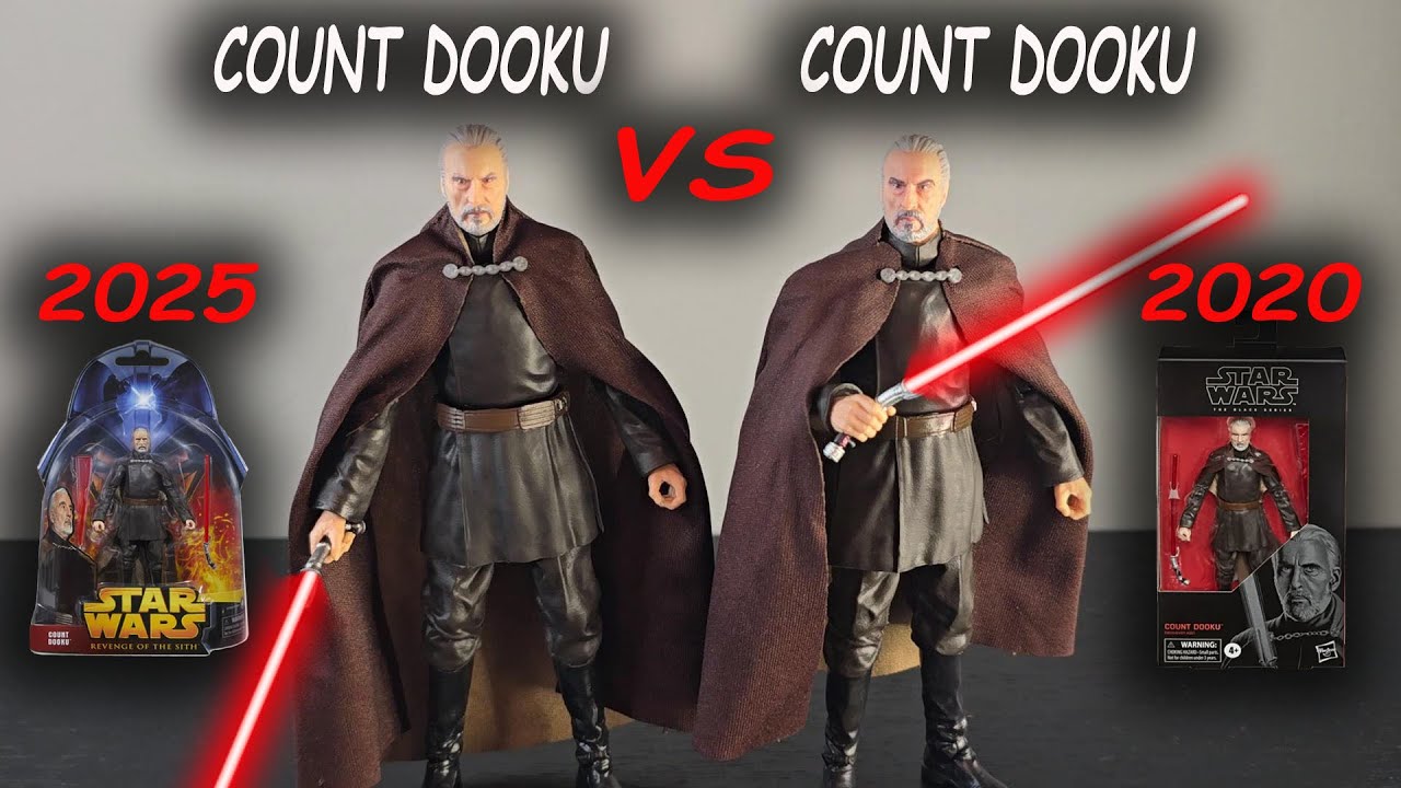 Count Dooku (20th anniv ROTS) Star Wars Black Series - REVIEW & COMPARISON