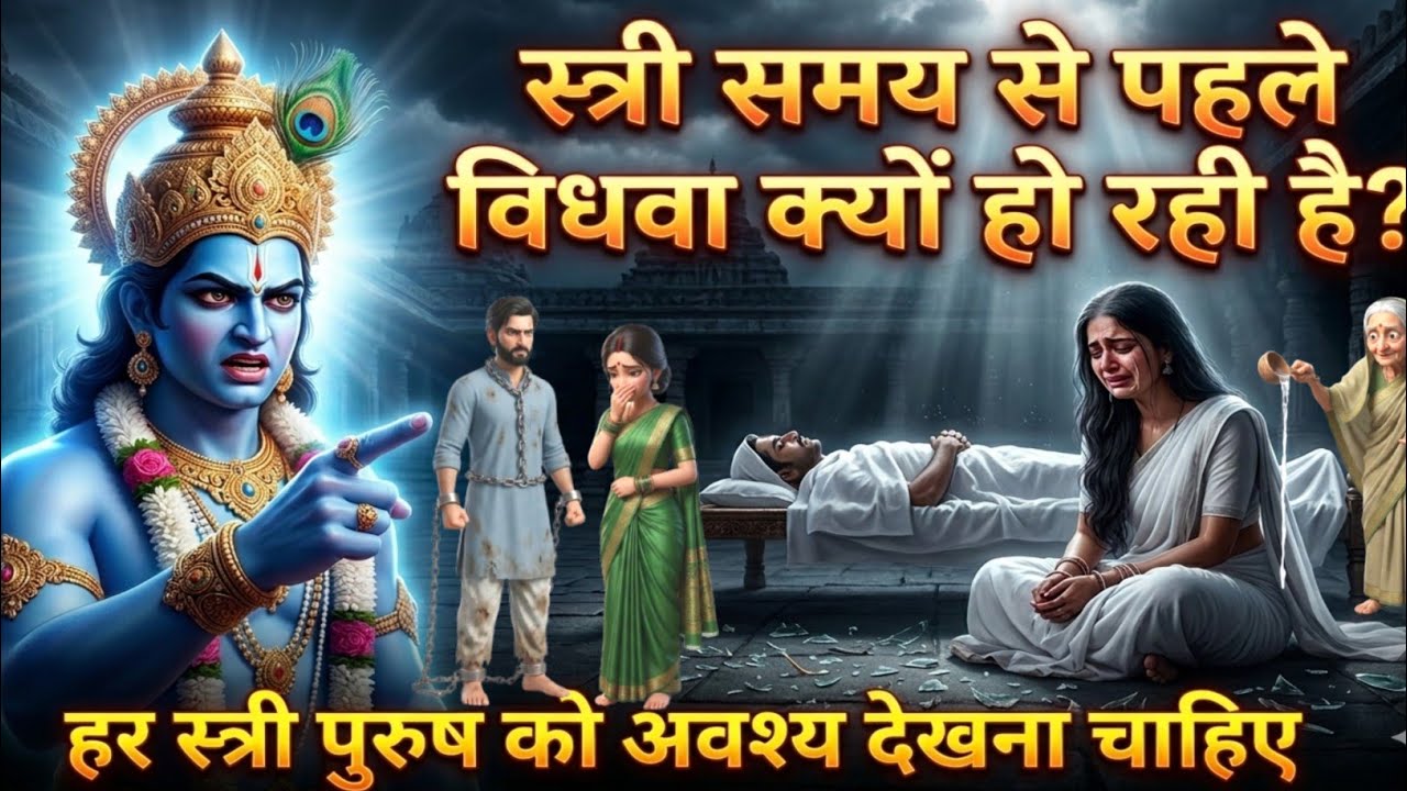 स्त्री समय से पहले विधवा क्यों हो रही हैं? श्री कृष्ण ने बताया कलयुग का बड़ा रहस्य | Krishna Vani