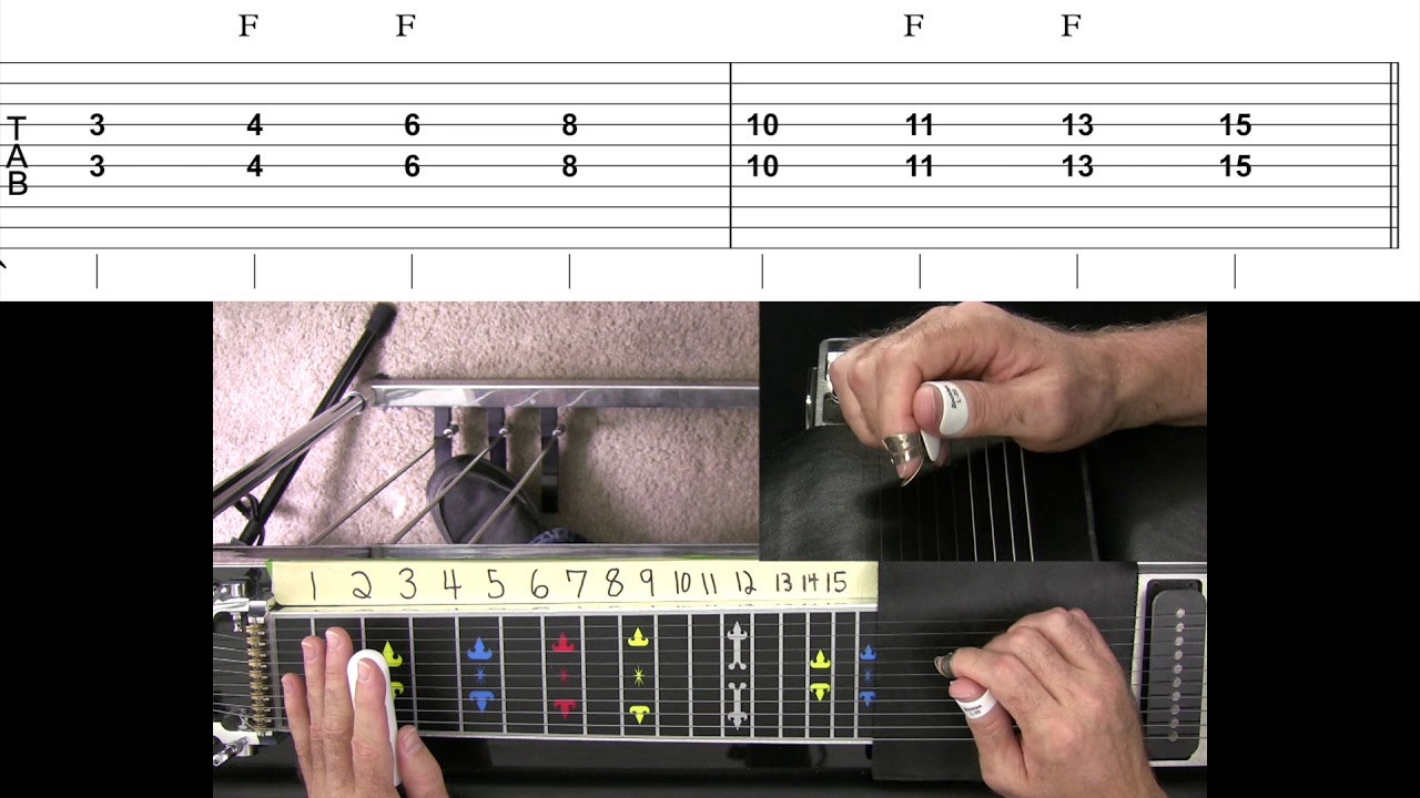 E9 Pedal Steel Basics - #11 - Harmonized Major Scales