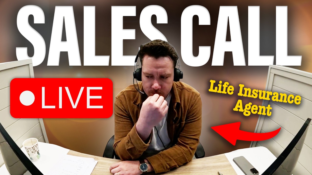 LIVE SALES CALL: Life Insurance Agent Closes A Lead!