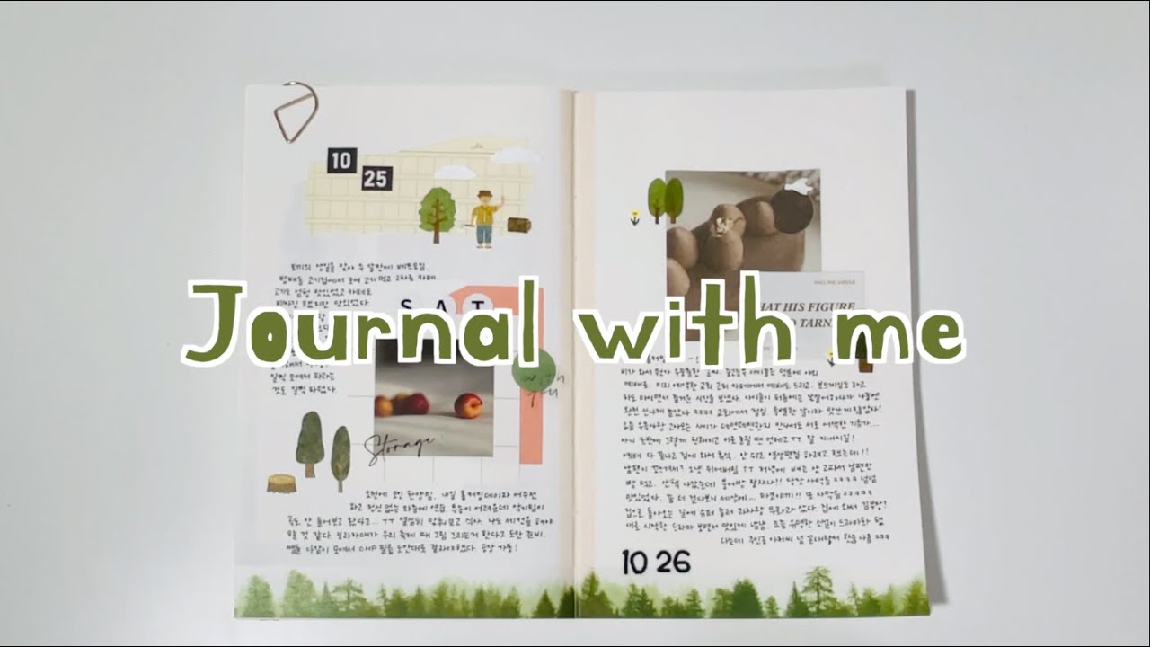 ✏️일주일간의 기록 / 가을 무드를 살짝 곁들인...🍁 / 감성다꾸 / 다꾸 ASMR / Journal with me