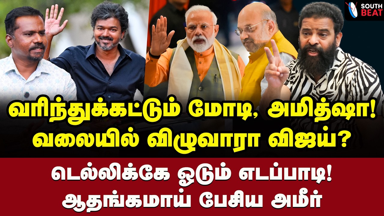 பாஜகவின் சூழ்ச்சி! சரண்டர் ஆவாரா விஜய்? | Director Ameer Interview | Vijay | BJP | TVK | EPS