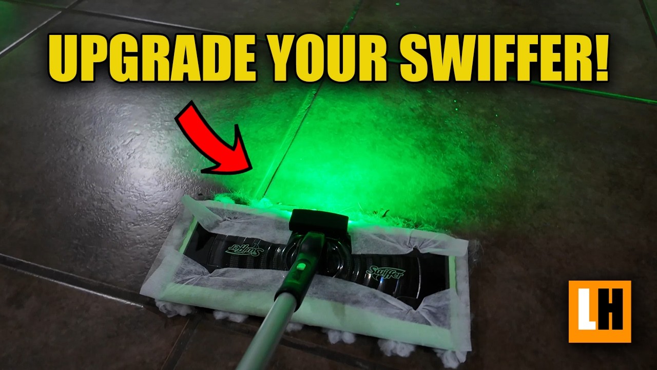 I Added a Dust Detect Light to My Swiffer (Game Changer)