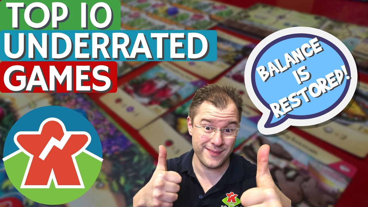Top 10 Underrated Games - for those who don't like Overrated Games!