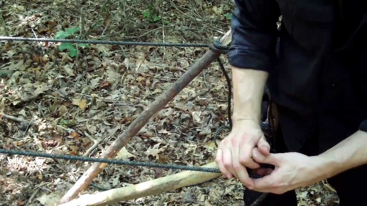 The X Chair and Tri Tarp Roof