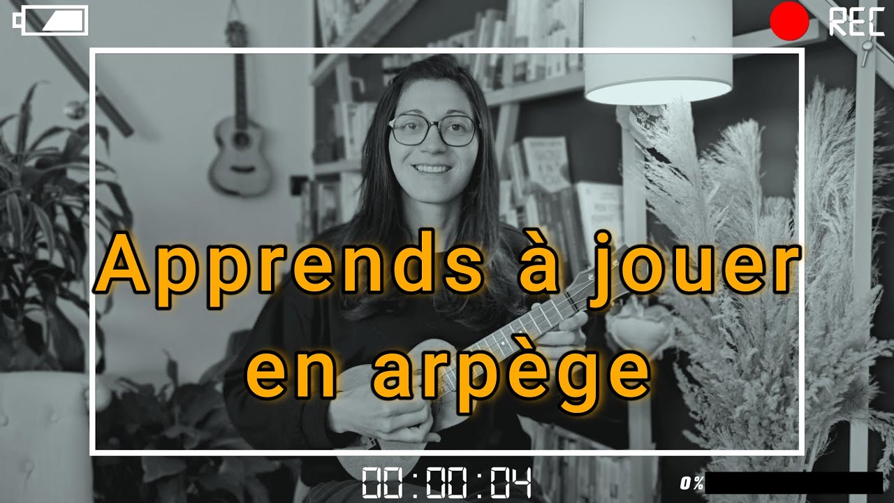 Débutants ukulélé : Joue en arpège. Exercice facile qui rendra tes doigts plus rapides #arpege #uk